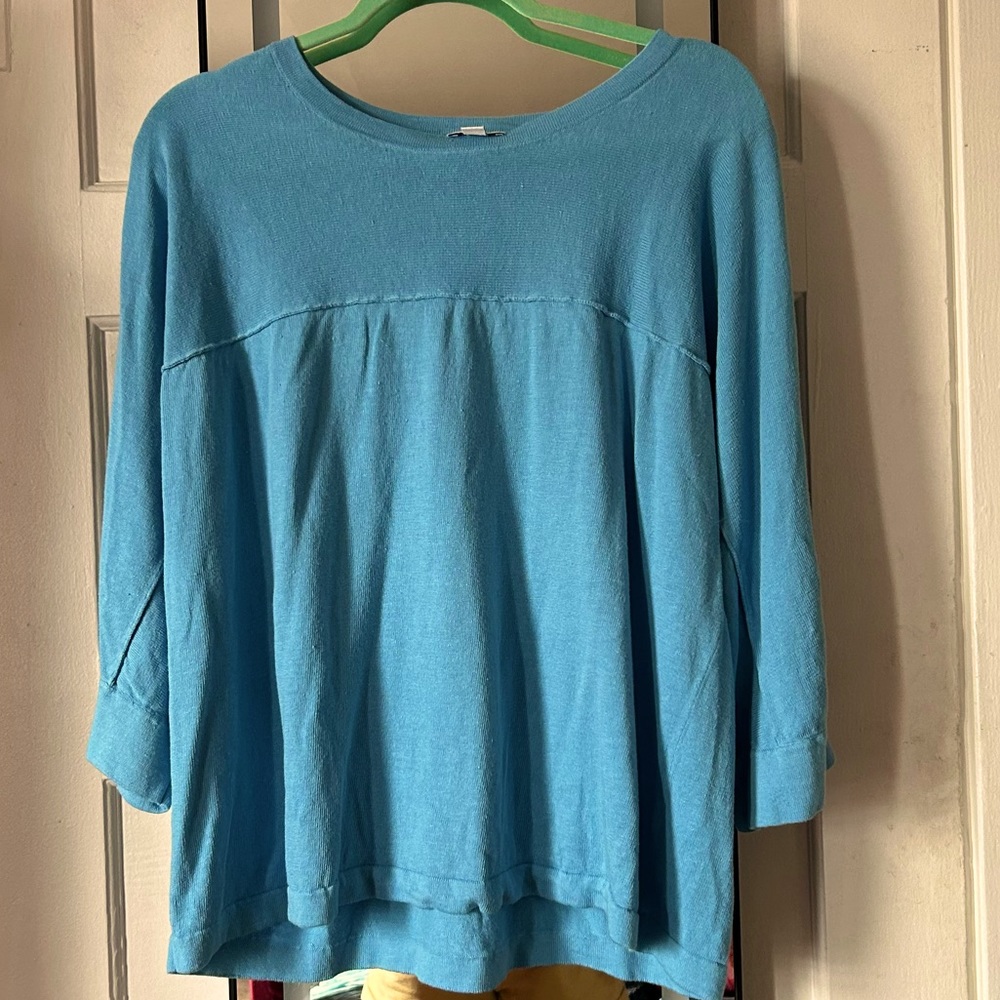 J. Jill linen/cotton Blend Top